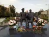 Yuri Gagarin and Sergey Korolev memorial in Korolev.